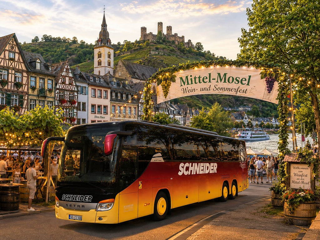 05.09.2026 - Tagesfahrt Weinfest der Mittel-Mosel in Bernkastel-Kues & Besuch des Weingutes "Kochan & Platz" in Lieser